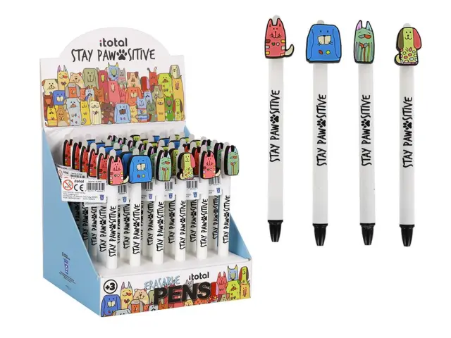 Total Gift Στυλό Ballpoint Erasable Stay Pawsitive (Διάφορα Σχέδια/Χρώματα)/ XL2162 (i-Total)