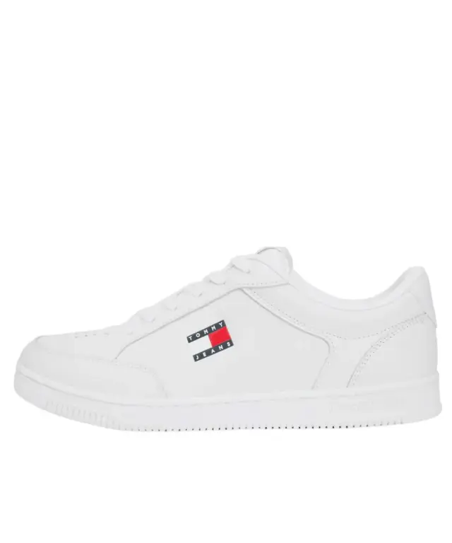 Tommy Hilfiger - Ανδρικά Sneakers Tjm Cupsole Long Lace Leather EM0EM01707-YBL Λευκό
