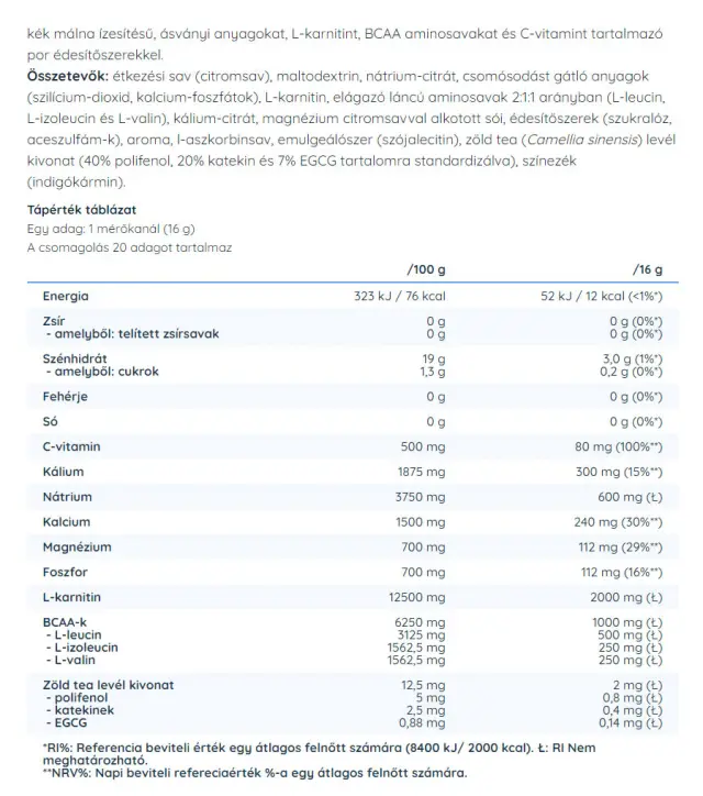Nutriversum Electrolyte Powder 2