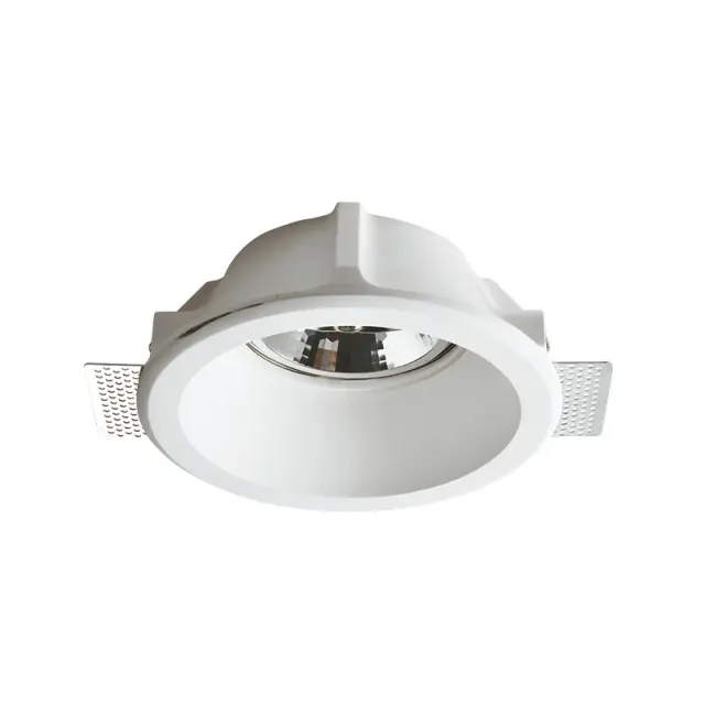 ΣΤΡΟΓΓΥΛΟ ΓΥΨΙΝΟ TRIMLESS ΣΠΟΤ ABBY AR111 GU10 / G90151C