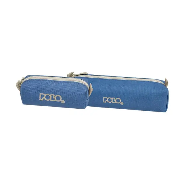 Polo Κασετίνα Βαρελάκι με 1 Θήκη Μπλε-Γκρι Υ. 7 cm |Μ. 23 cm/ 937006-5523 (Polo)