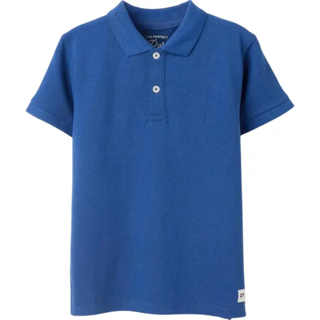 Zippy Polo Μπλε Έντονο για Αγόρι