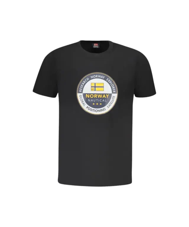 Norway Nautical School - Ανδρικό T-shirt Κοντομάνικο 856029-BLACK Μαύρο 3