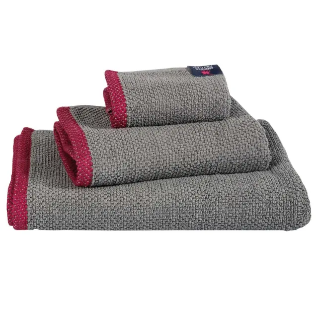 Πετσέτες Σετ 3Τεμ 30x50-50x90-70x140 480gsm Cozy Greenwich Polo Club 4102 Grey 100% βαμβακερό