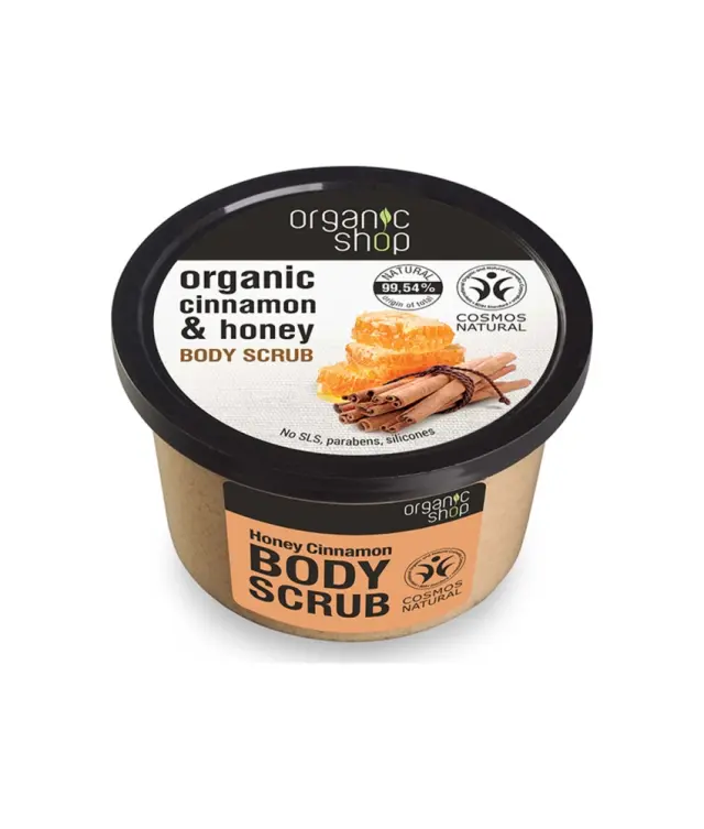 Organic Shop Scrub Σώματος Cinnamon & Honey 250ml