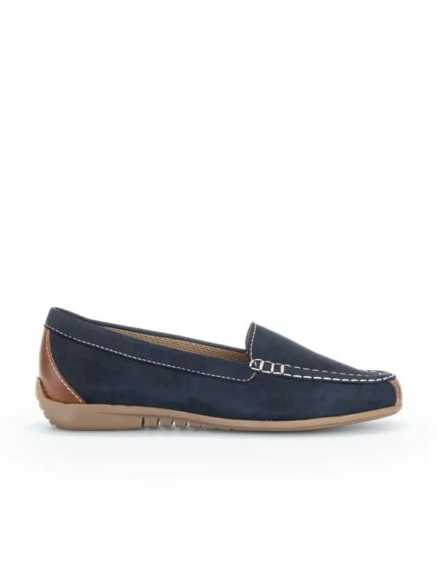 Gabor Μοκασίνια-Loafers Γυναικείο δέρμα Nubuck Μπλέ GAB/44260 16-NIGHTBLUE 3