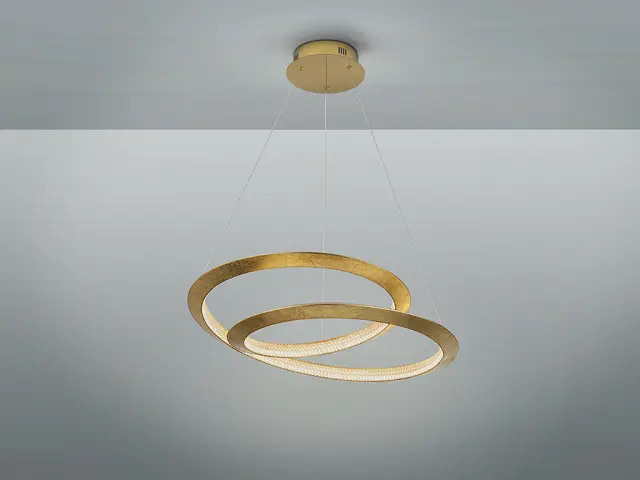 Eternity 165723D Κρεμαστό Φωτιστικό LED Ø60 Gold Leaves Dimmable Χρυσό 2