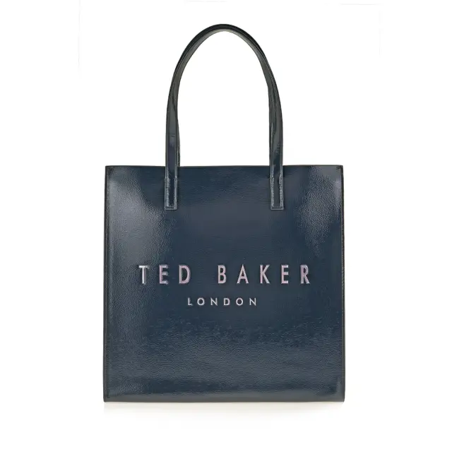Γυναικεία Τσάντα Χειρός Ted Baker Large Printed Crinkle 282710-Navy Μπλε - One Size