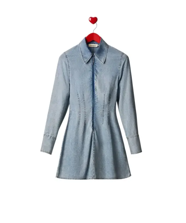 Desigual - Γυναικείο Φόρεμα Mini Lonan 26SWVD03-5007 Μπλε - XS