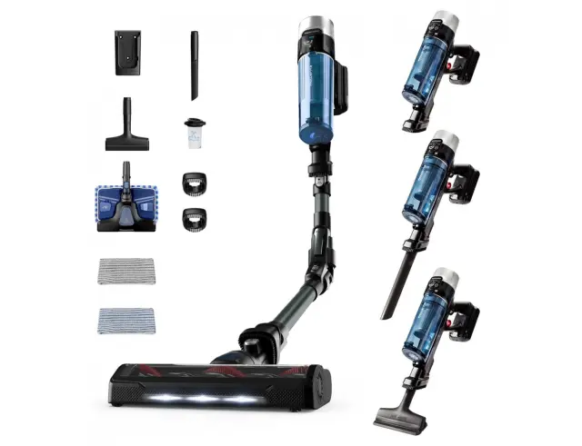 Επαναφορτιζόμενη Ηλεκτρική Σκούπα Stick 2 σε 1 Rowenta X-Force Flex 9.60 Aqua RH20C0WO με ισχύ 250W και χωρητικότητα κάδου 0.4L RH20C0WO 2