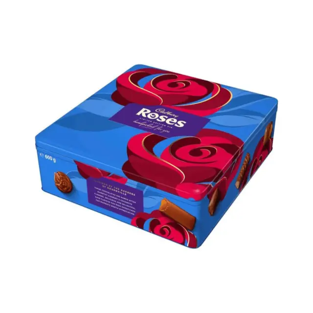 Cadbury Roses Tin 600gr (ΠΡΟΣΟΧΗ! Λιώνει!)