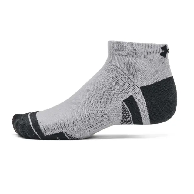 Under Armour Unisex Performance Tech 3 Pack Low Cut Socks Μαύρο - Άσπρο - Γκρι 1379504-011 (Under Armour) 2