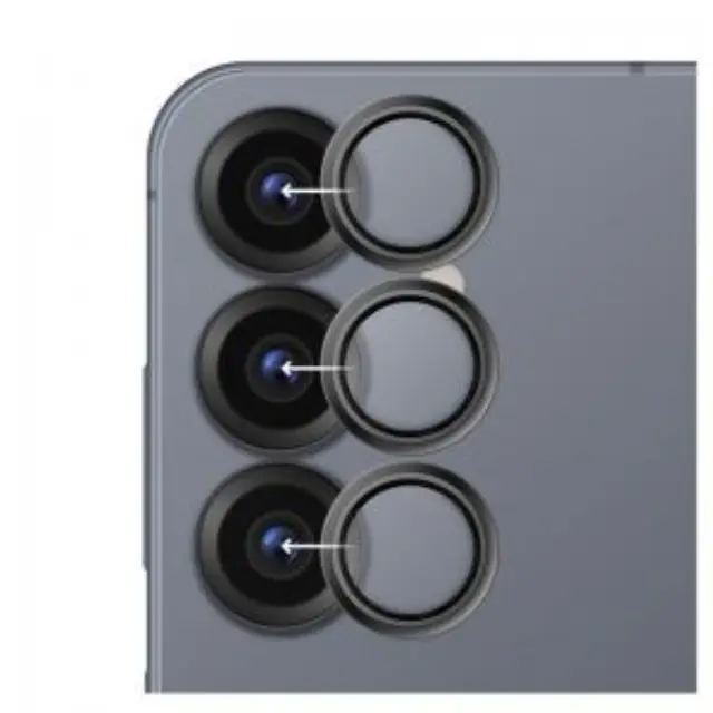 Tempered Glass Rings Hammer Glass για Τζαμάκι Κάμερας Samsung Galaxy S26 Ultra Μαύρο N71339 3