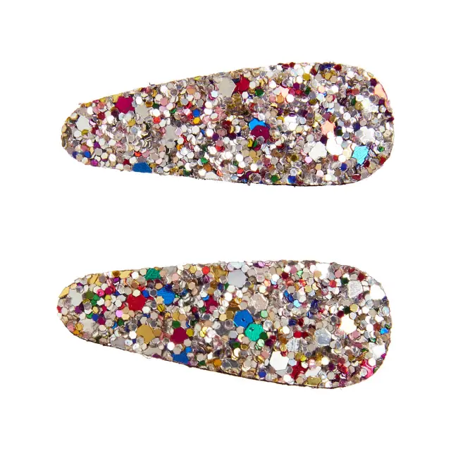 Κλιπ μαλλιών με glitter