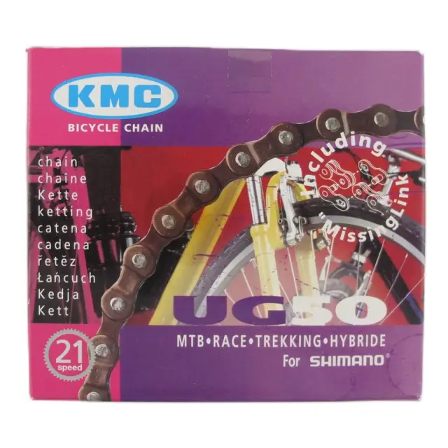 KMC UG-50 ΑΛΥΣΙΔΑ ΠΟΔΗΛΑΤΟΥ 5-6-7 ΤΑΧΥΤΗΤΩΝ 1/2X3/32 116links