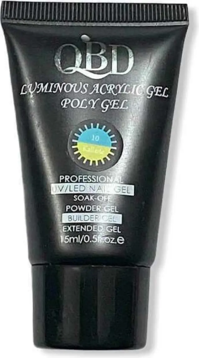 QBD Acrygel Uv/Led luminous Poly gel change color 15ml 010