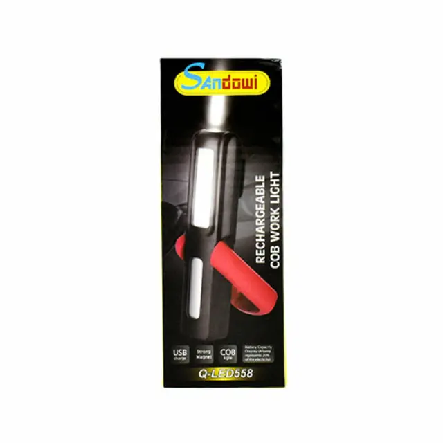 Andowl Q-LED558 Φακός Συνεργείου Μπαταρίας LED Διπλής Λειτουργίας 2