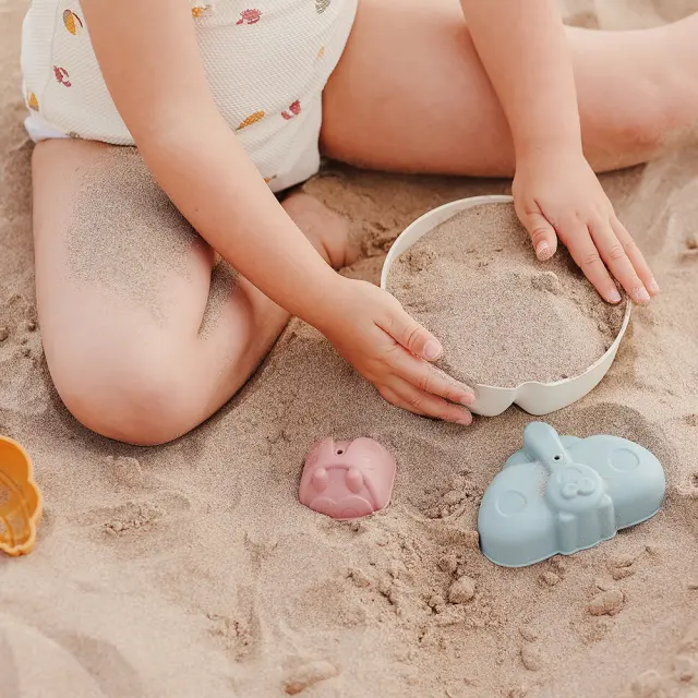 MINILAND ΣΕΤ ΚΑΛΟΥΠΙΑ ΠΑΡΑΛΙΑΣ ECO SAND MOLDS SET WARM 2