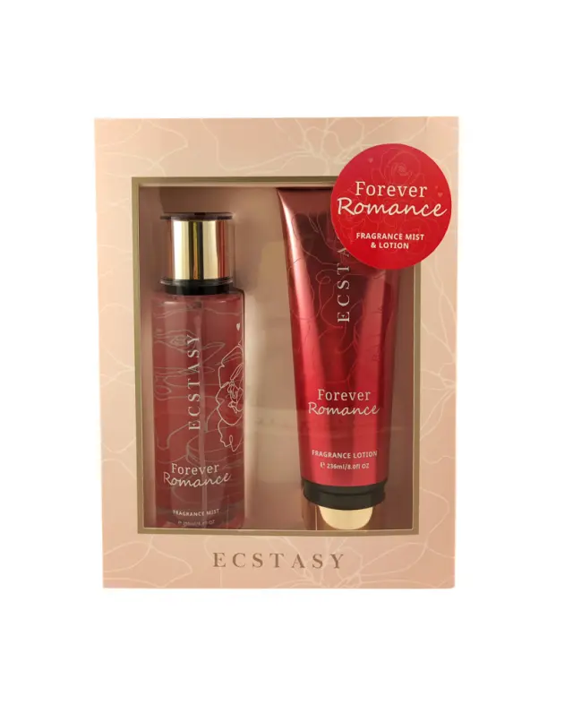 Ecstasy Body Cream 236ml & Mist 250ml Forever Romance