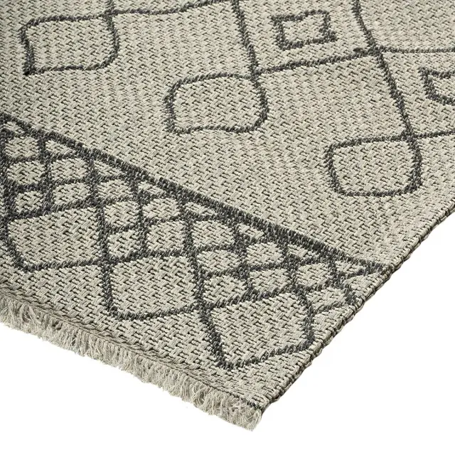 Beauty Home Χαλί βαμβακερό Cocotton 9231 125x180 Γκρι 2
