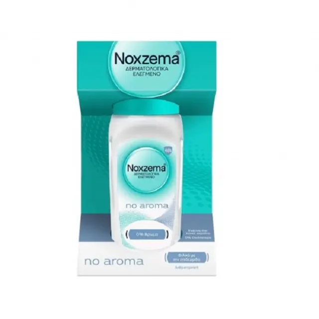 Noxzema No Aroma Roll On Υποαλλεργικό Αποσμητικό Σώματος χωρίς Άρωμα, 50ml