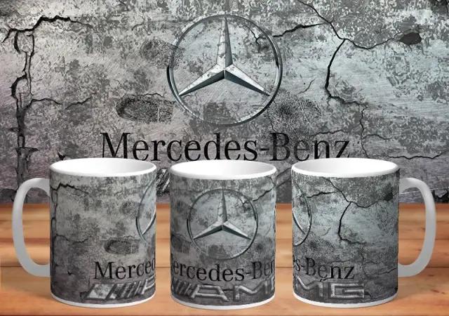 κούπα mercedes 04 κεραμική 330ml με συσκευασία δώρου " με δυνατότητα προσθήκης ονόματος η ευχές