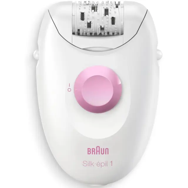 Μηχανή Αποτρίχωσης για το Σώμα BRAUN SE1-010 Silk Epil 1 με Σύστημα 20 Τσιμπίδων και Άκρες SoftLift Tips Ιδανική και για Ευαίσθητες Περιοχές