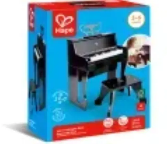 Hape Early Melodies Ξύλινο Πιάνο Learn With Lights 2