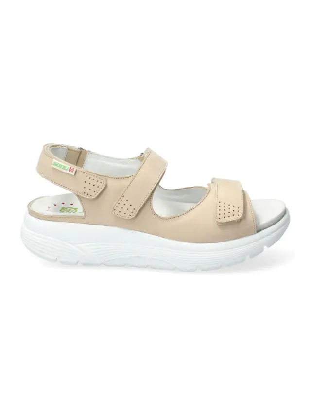 Mephisto/Sano Πέδιλα Γυναικείο δέρμα Nubuck Μπεζ SAN/NORINE NUDE 3