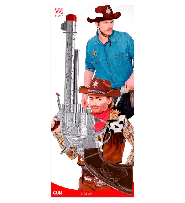 Αποκριάτικο Αξεσουάρ Όπλο Cowboy (Widmann) (W-27790) 2