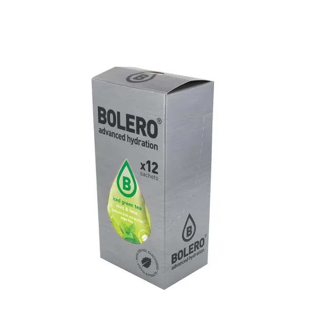 Bolero Iced Green Tea Mix Mint and Lime, 12 x 3 g