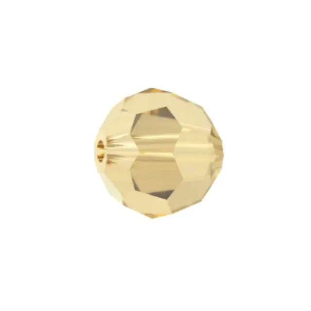 Swarovski 5000 Faceted Round Crystal Golden Shadow 4mm - 10τεμ