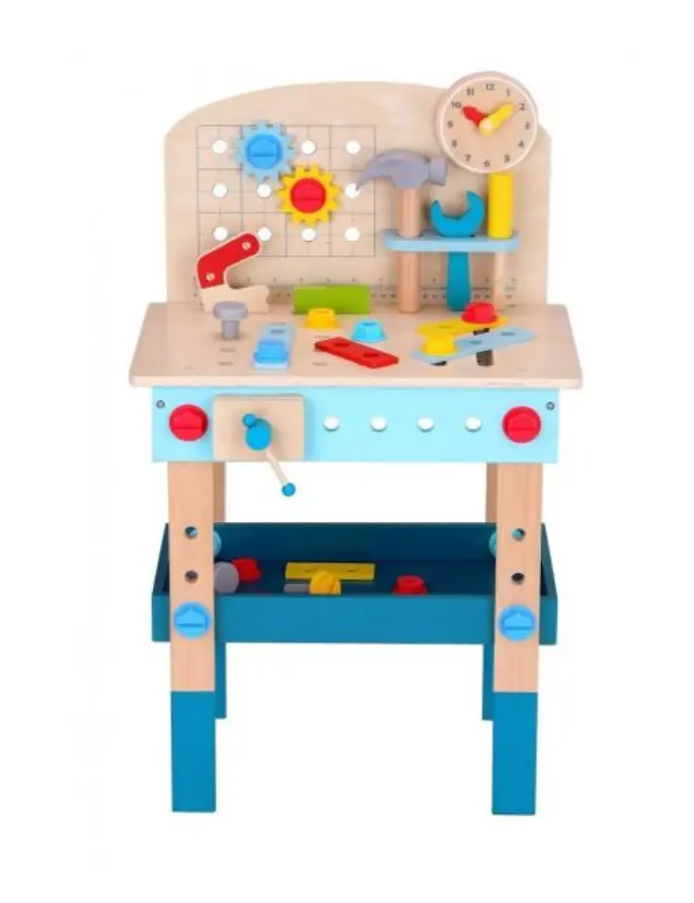 Tooky Toys Ξύλινος Πάγκος Εργασίας TK399
