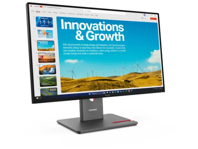 LENOVO Monitor ThinkVision P24QD-40 23.8'' QHD IPS, HDMi, Display Port, Height adjustable, 3YearsW 2
