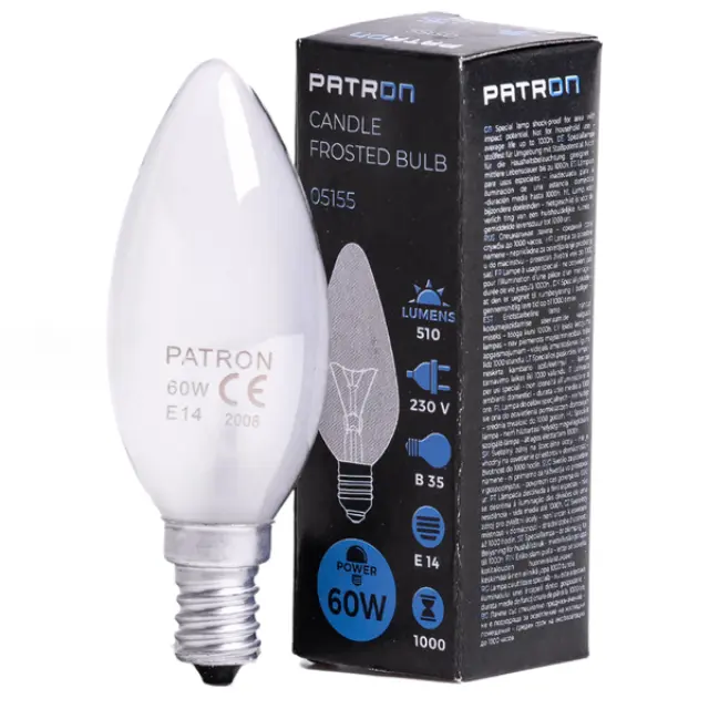 Incandescent Bulb E14 60W B35 230V FR