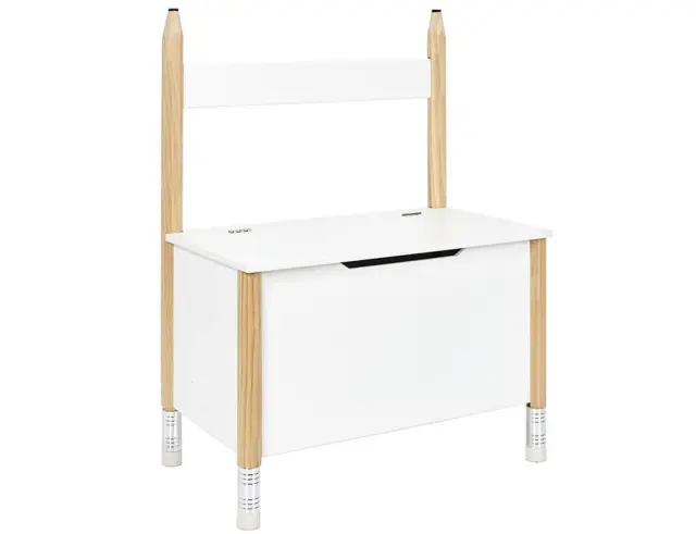 Παιδικό Παγκάκι Σχέδιο Μολύβι Home Deco Kids με αποθηκευτικό χώρο και διαστάσεις 60x34x80cm HD5149/WEB 2