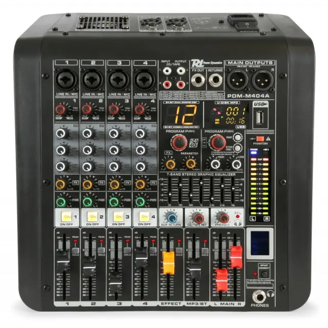 POWER DYNAMICS PDM-M404A ΑΥΤΟΕΝΙΣΧΥΟΜΕΝΗ ΚΟΝΣΟΛΑ ΗΧΟΥ 2