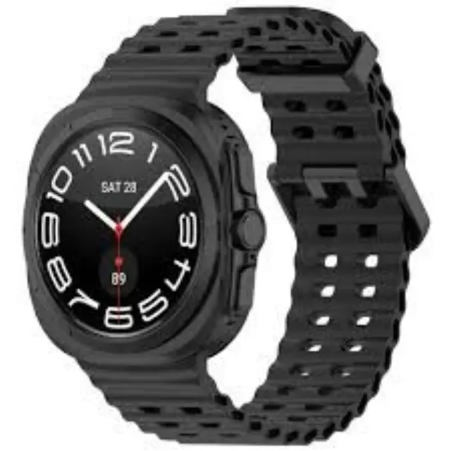 Techsuit® Λουράκι Σιλικόνης για Galaxy Watch Ultra (47mm)- Black