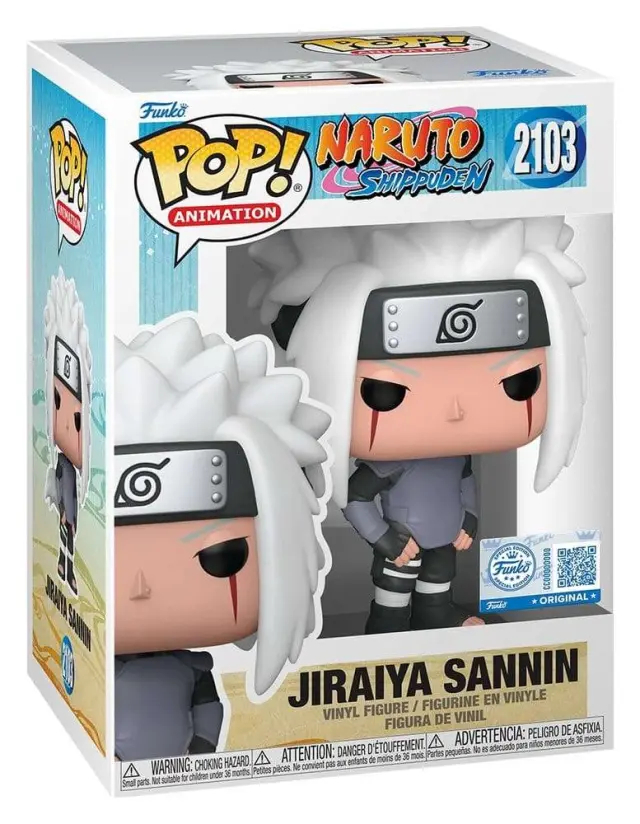 Naruto Shippuden POP! Animation Vinyl Figure Jiraiya Sannin 9 cm 2