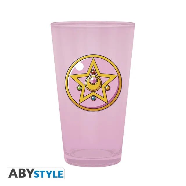 Sailor Moon Ποτήρι Νερού Γυάλινο Ροζ 500ml-ABYVER120 2