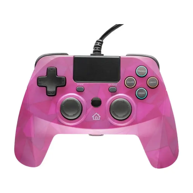 Snakebyte PS4 Game:Pad 4 S Wired ( Bubblegum camo ) - PlayStation 4