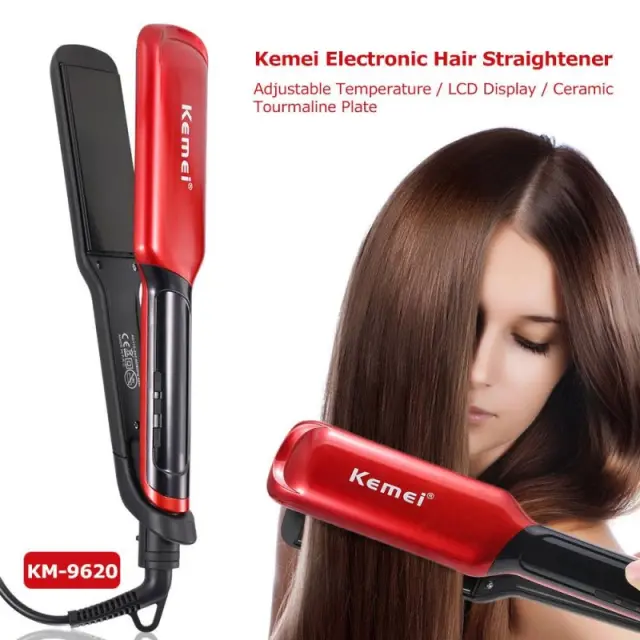 Ισιωτική μαλλιών με κεραμικές πλάκες - Kemei KM-9620 2