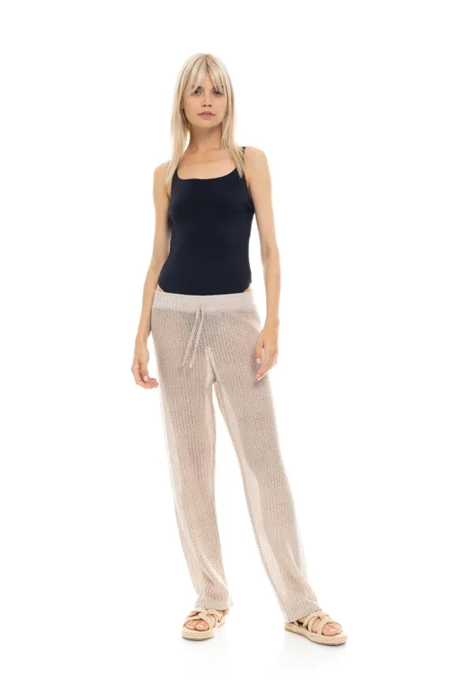 B524 - Type - BEACHWEAR PANTS SAND
