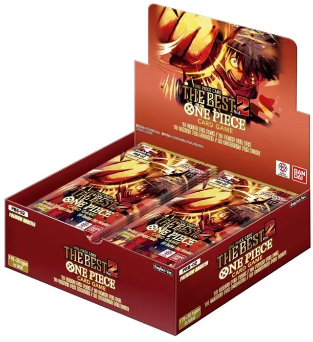 ONE PIECE CARD GAME - PRB02 The Best Vol.2 Booster Box (20 packs) - EN