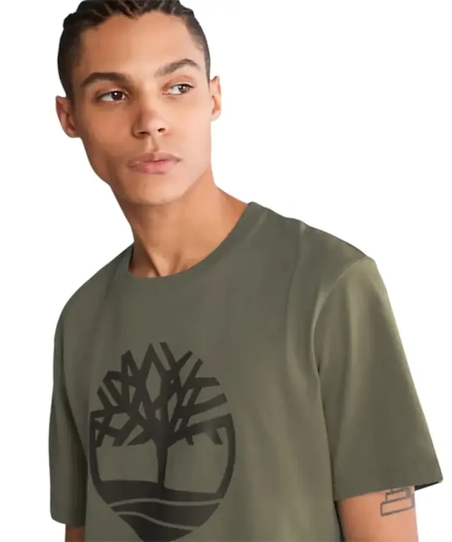 Timberland - Ανδρική Μπλούζα Kennebec River Tree T-shirt TB0A2C2R-A58 Λαδί - M 3