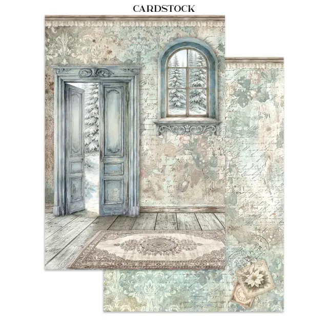 Junk journal (αυτοκόλλητα, cut-outs, backgrounds), White Christmas 2