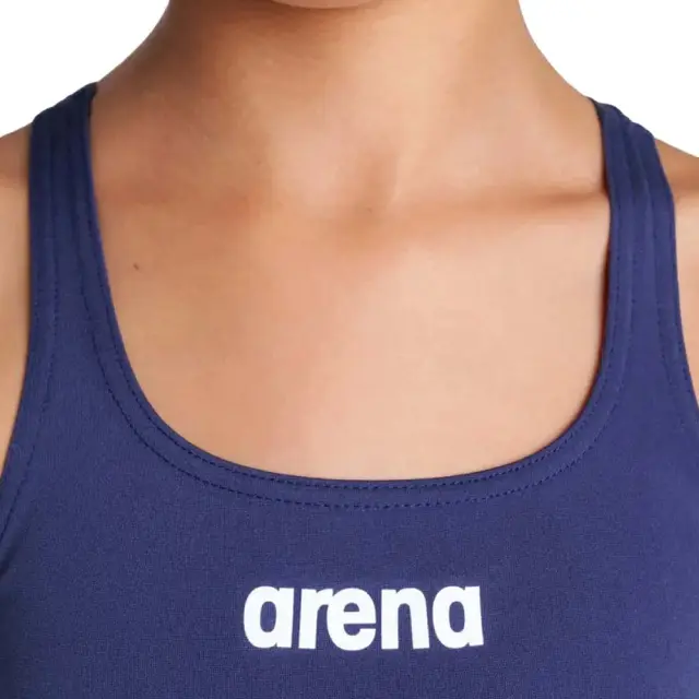 Arena Girl's Team Pro Solid Swimsuit Μπλε Σκούρο 004762-750 (Arena) 3