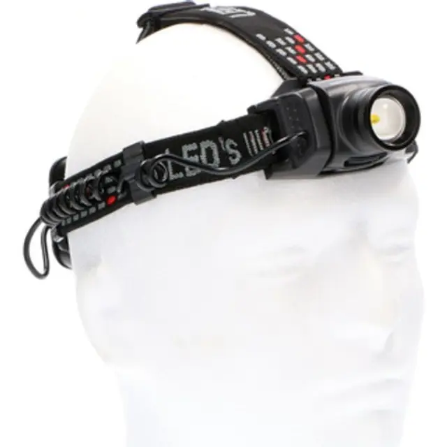 Headlamp - 6W 400Lm IP44 3xAA - CREE Zoom