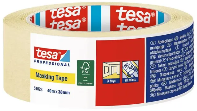Χαρτοταινία Γενικής Χρήσης Tesa 40m X 38mm/ 70.51023-00014 (Tesa)