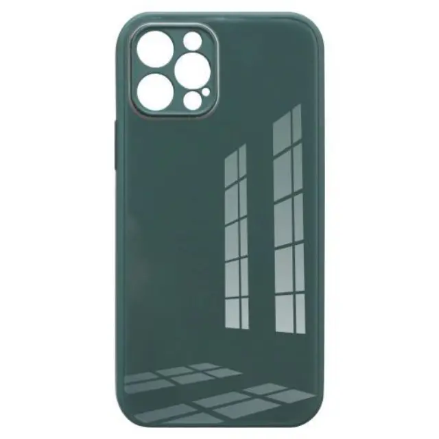 Θήκη TPU & Glass inos Apple iPhone 12 Pro CamGuard Πράσινο N57219